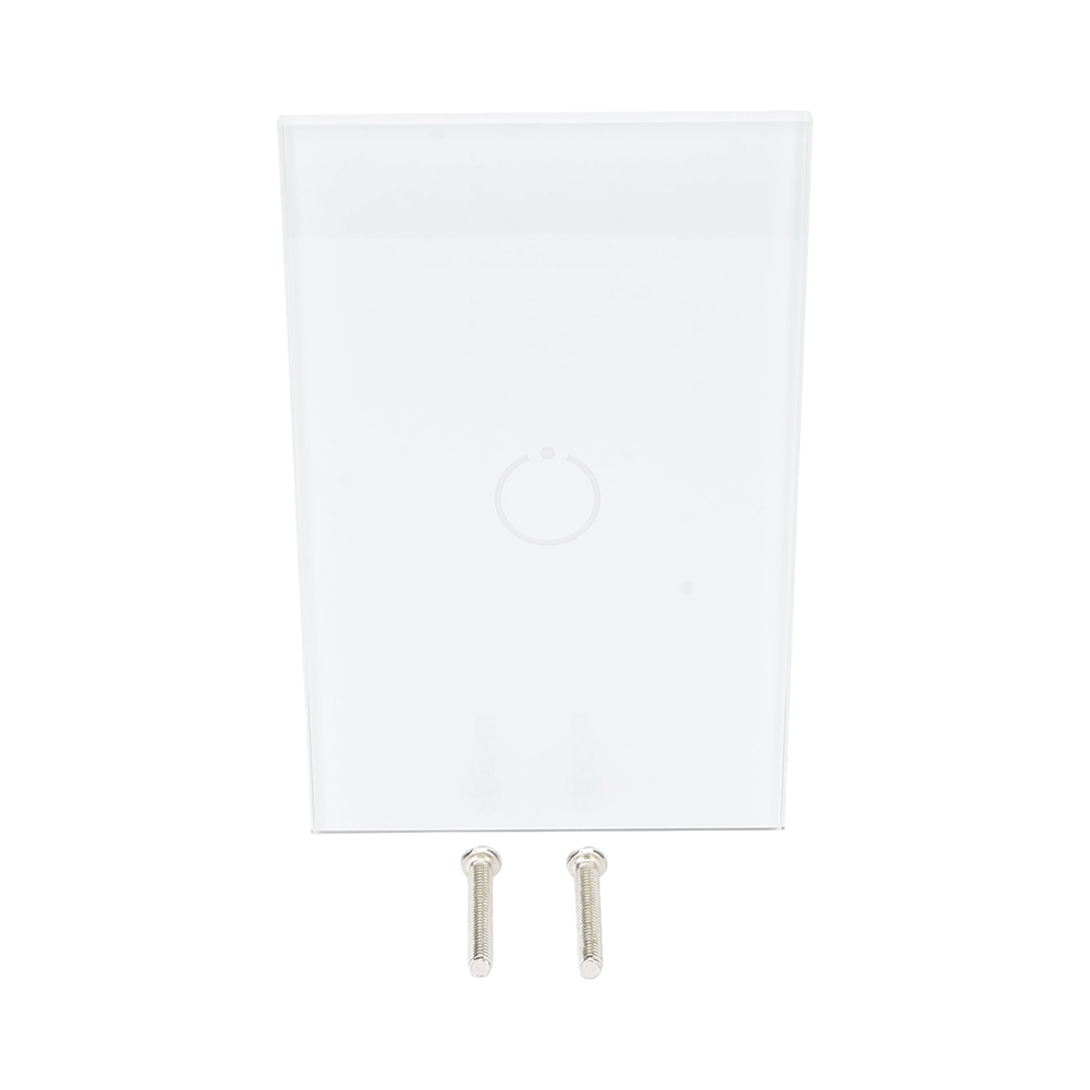 ZWAVE INTERRUPTOR DE PANEL TÁCTIL 2 BOTONES NO CABLE NEUTRO