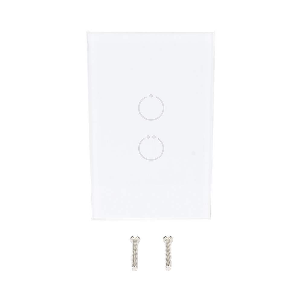 INTERRUPTOR ZWAVE DE PANEL TÁCTIL 2 BOTONES