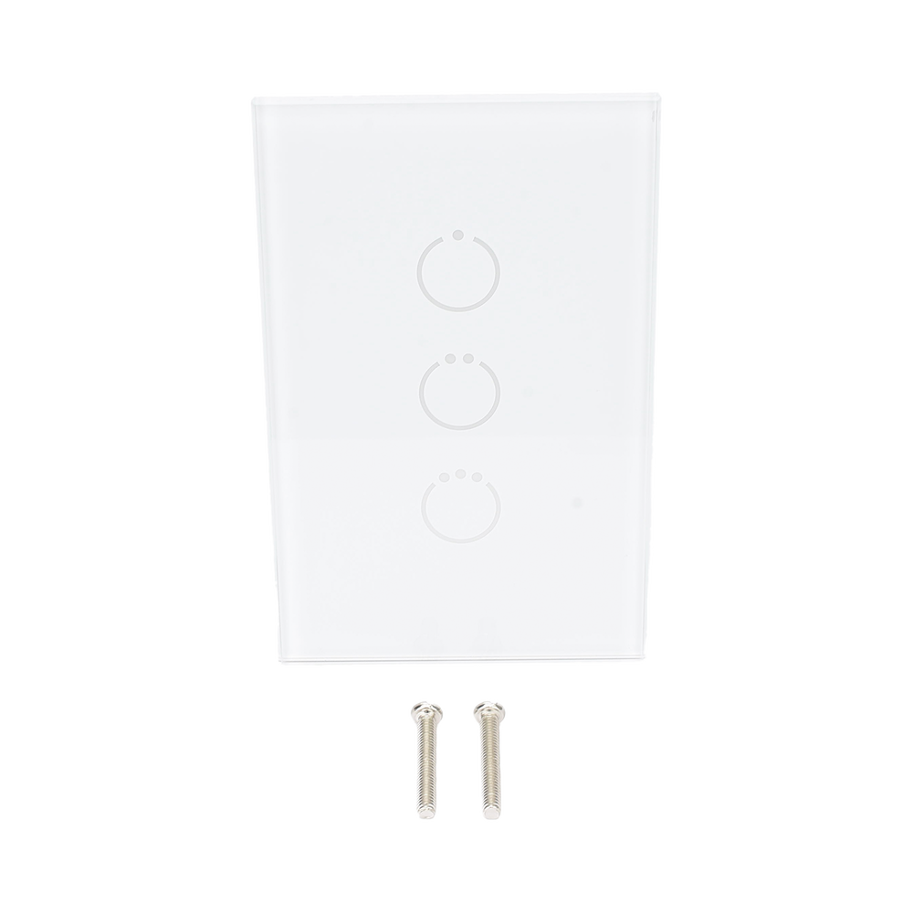 INTERRUPTOR ZWAVE DE PANEL TÁCTIL 3 BOTONES