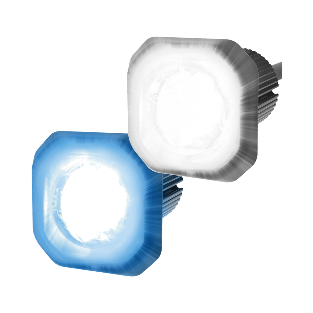 Luz perimetral micropak hide a blast doble color rojo/blanco