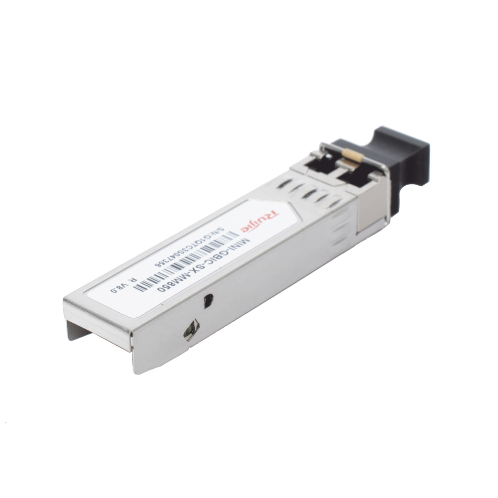 Módulo transceptor óptico SFP 1000BASE-SX de 850 nm y 550 m con DDM, dúplex LC y fibra multimodo