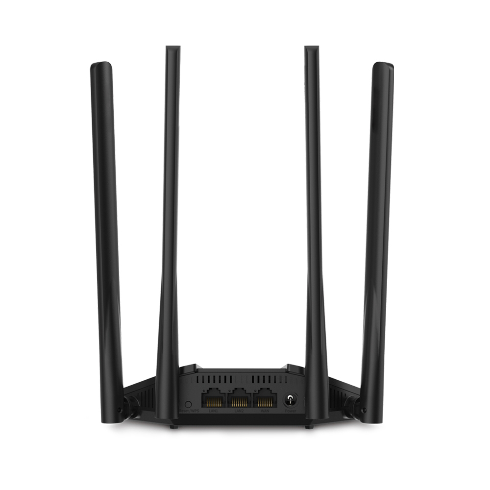 AC1200 Wireless Router, 3 10/100/1000 LAN Ports, 1 10/100/1000 WAN Port