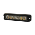 Luz Perimetral de advertencia de 18 LEDs en color rojo/azul/claro reflector interno TIR (tecnología óptica lineal)