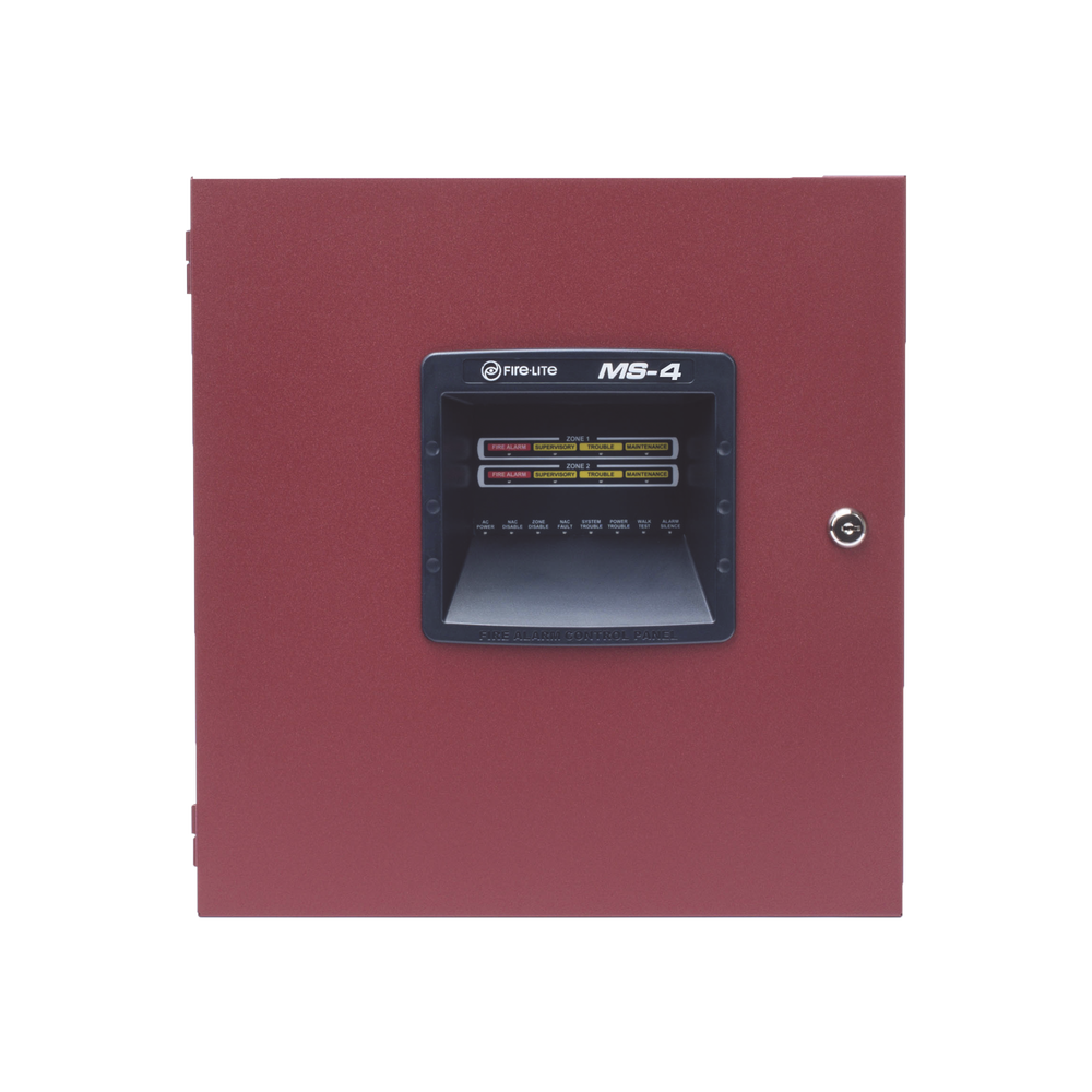Conventional Fire Detection Panel / 4 Zones / 2 NACs / No Programming Required