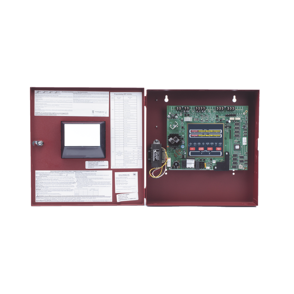Conventional Fire Detection Panel / 4 Zones / 2 NACs / No Programming Required