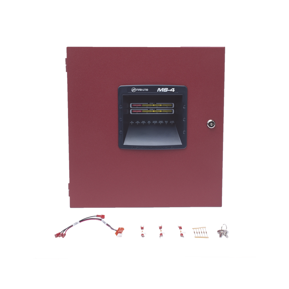 Conventional Fire Detection Panel / 4 Zones / 2 NACs / No Programming Required