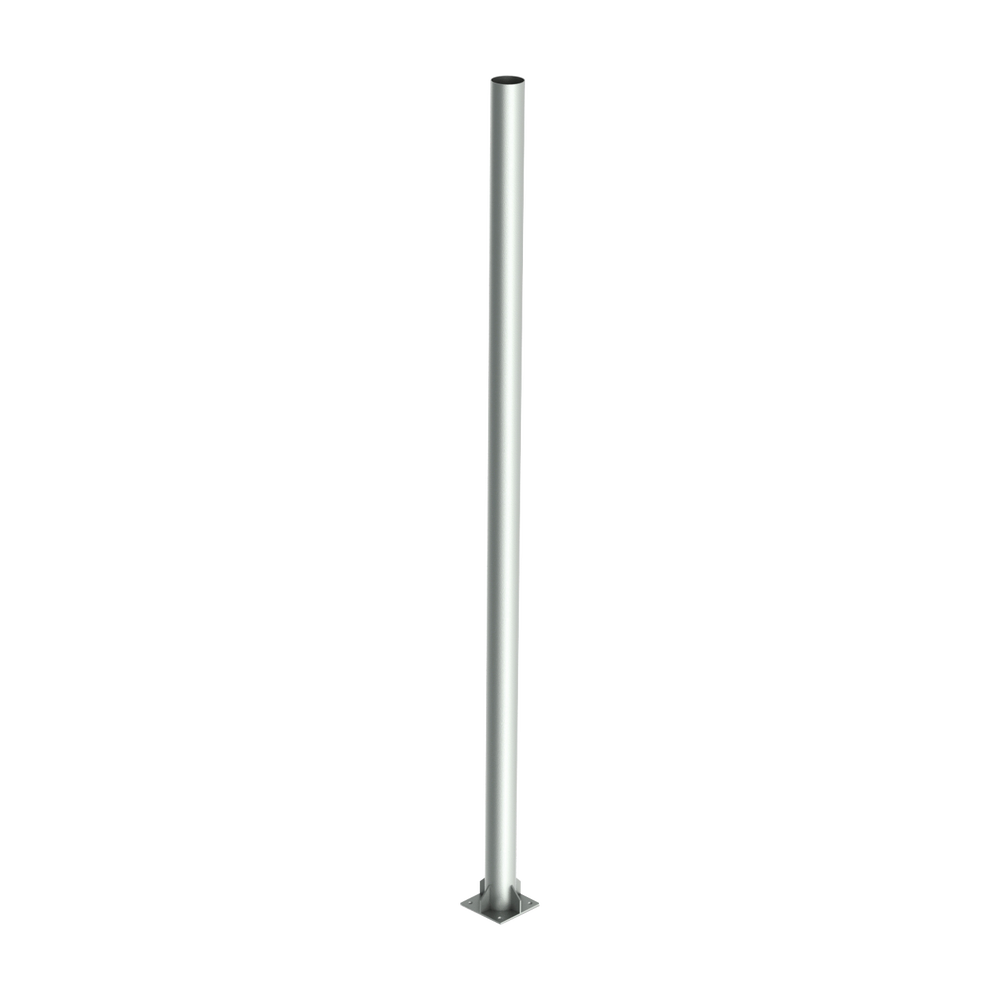 Poste de Acero Galvanizado para Videovigilancia, 4 m de altura.