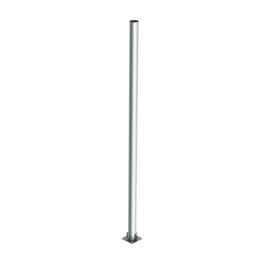 Poste de Acero Galvanizado para Videovigilancia, 4 m de altura.