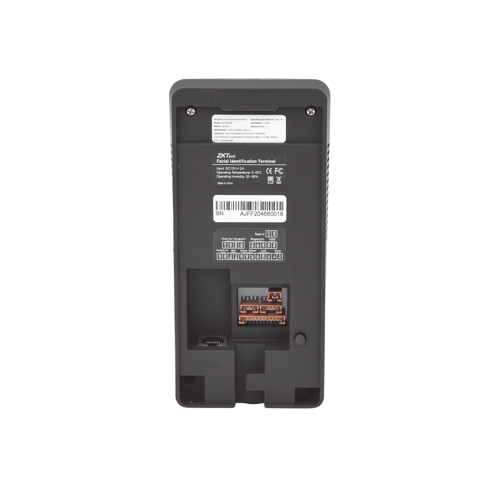Multimedia Terminal with Facial Recognition / Keyboard / Fingerprint / Up to 400 Faces and 1,000 Fingerprints
