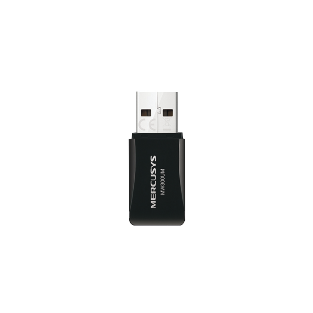 300Mbps 2.4GHz 2T2R USB 2.0 Wireless N Adapter with 2 Internal Antennas