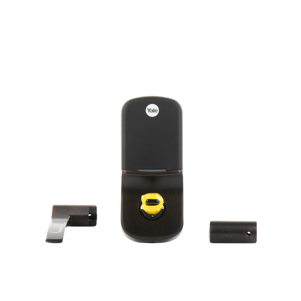 YRL226 Lock with Touch Keypad and Handle / Optional Smartphone Control / Antique Bronze / For doors 35mm to 45mm thick.