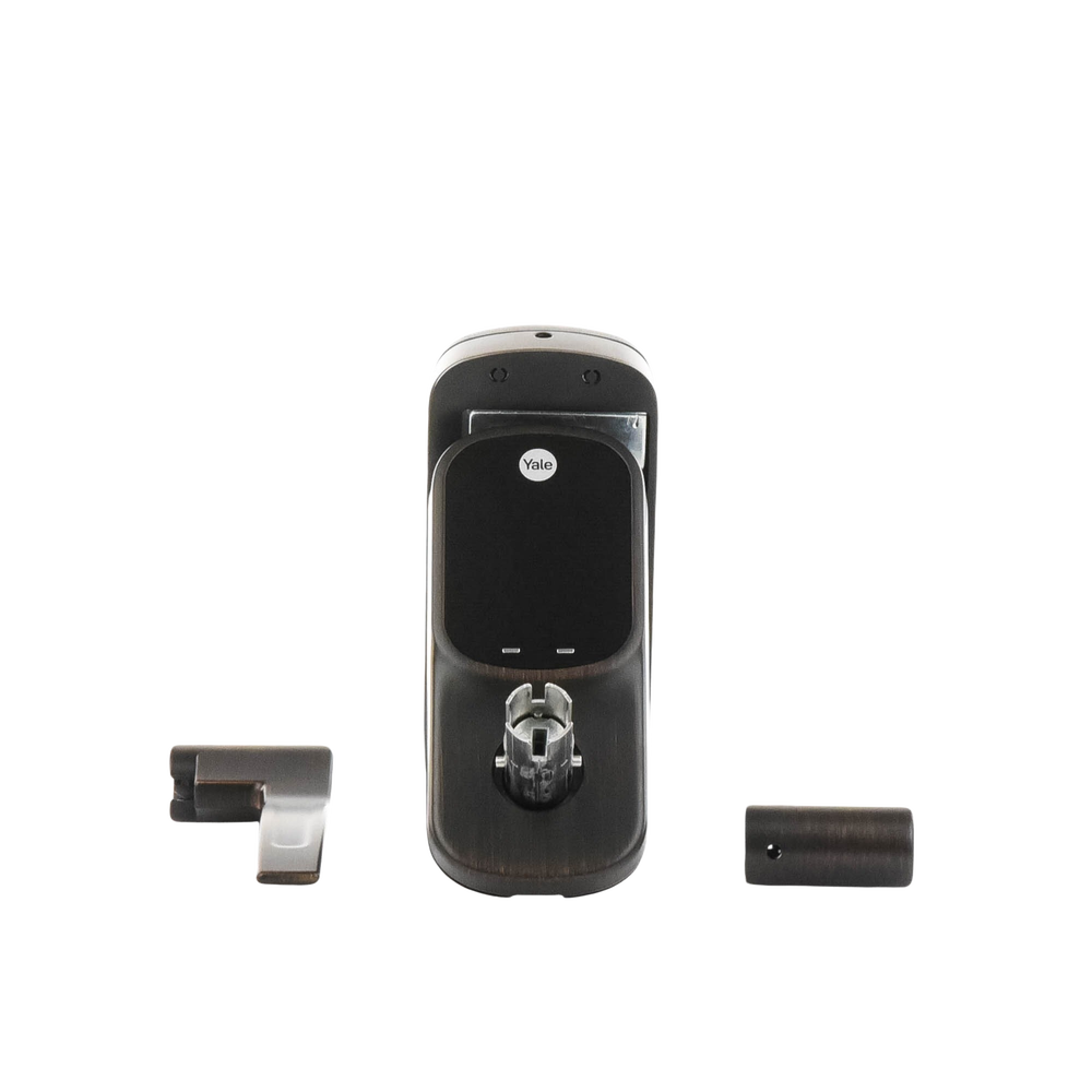 YRL226 Lock with Touch Keypad and Handle / Optional Smartphone Control / Antique Bronze / For doors 35mm to 45mm thick.