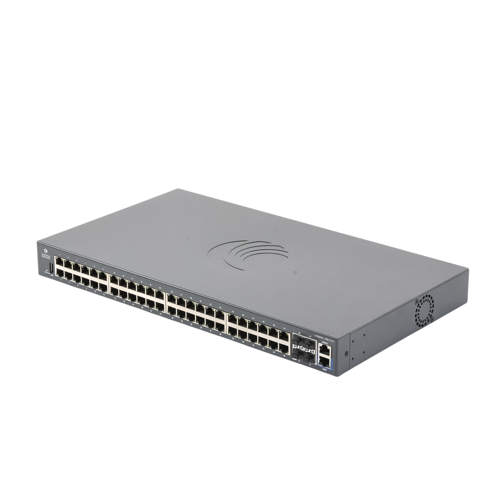 Switch cnMatrix EX2052  de 48 puertos Gigabit Ethernet y 4 SFP+, Capa 3,  gestión en la nube