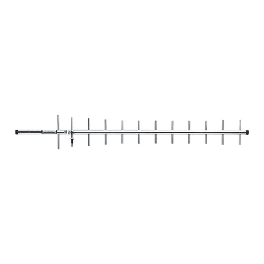 Antena Base, Direccional, Rango de Frecuencia 806 - 866 MHz.(Yagi 12 elementos).