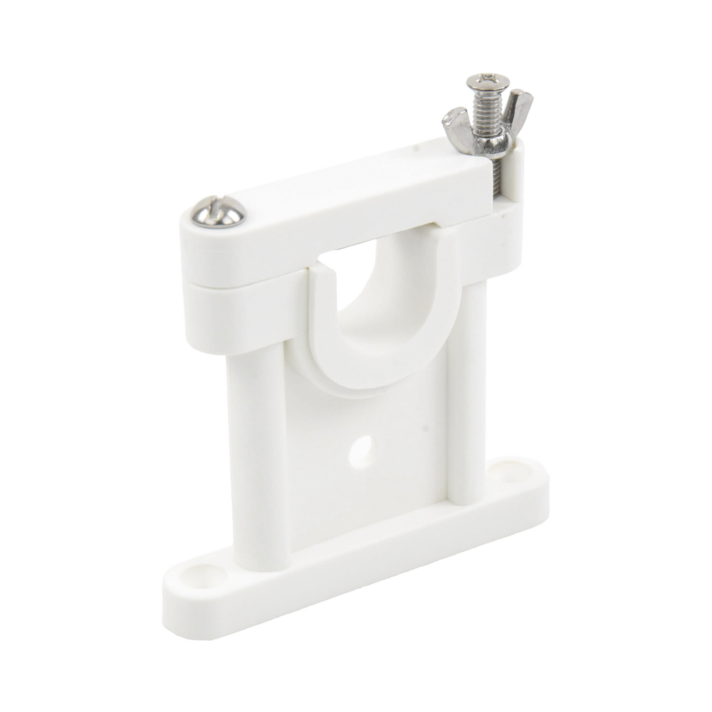 Soporte para antenas de 1 1/2 ", 1 1/8" y 1" de diametro, utilizando el adaptador incluido.