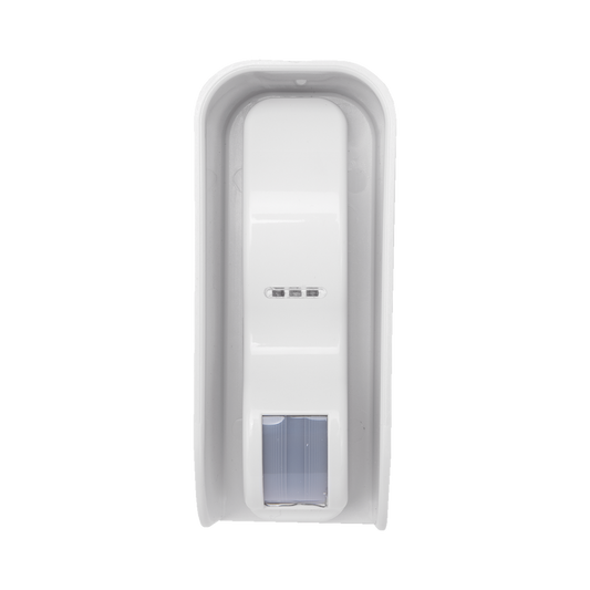 Sensor de Movimiento Tipo Cortina / 100 % Exterior / Alimentado por baterias / Doble tecnologia MW & PIR / Compatible con cualquier panel de alarma
