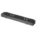 Organizador de Cables Horizontal NetManager, Sencillo (Solo Frontal), Para Rack de 19in, 1UR