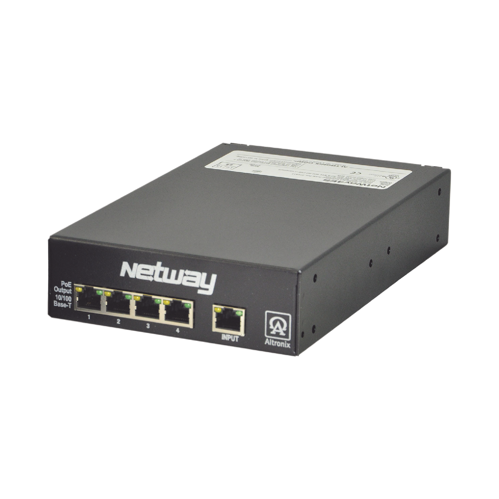 Switch de 4 puertos PoE+