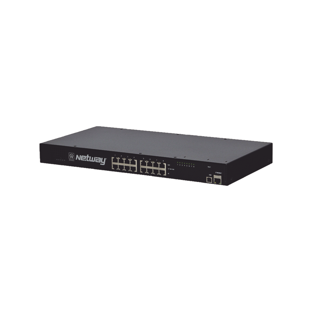 Switch Reforzado Ethernet de 4 puertos sobre fibra PoE+