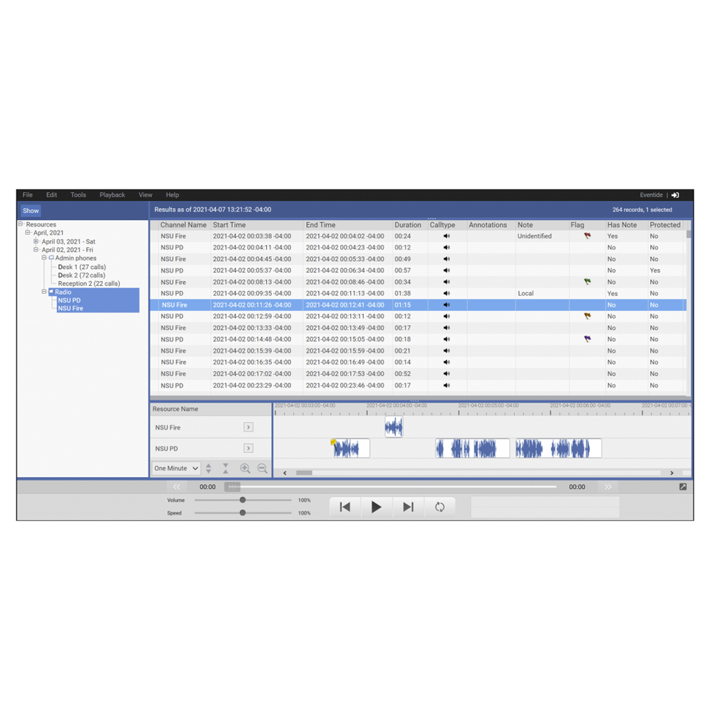 Grabador NexLog EXP-Series, Incluye 4 canales de grabación VoIP, Graba audio de Radios, Teléfonos, micrófonos