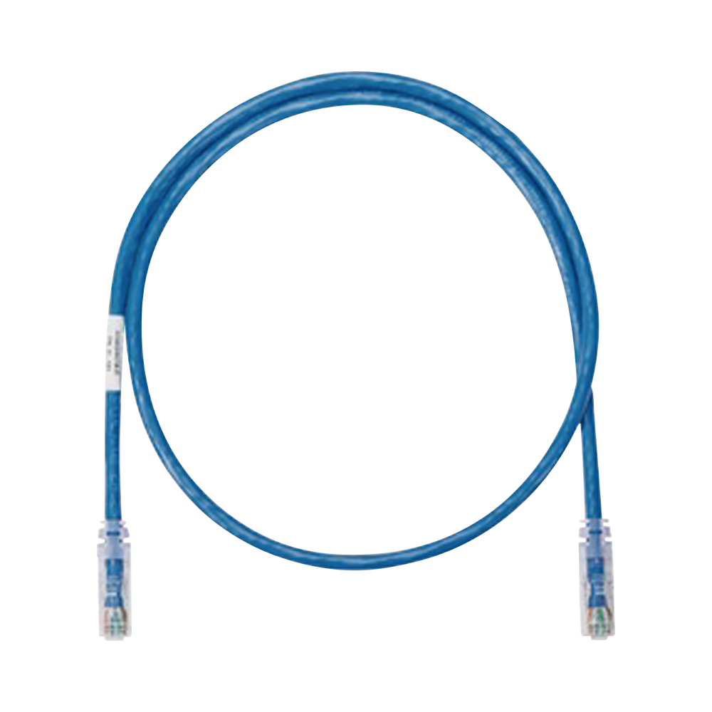 Cable de parcheo UTP Categoría 6, con plug modular en cada extremo - 1 m. - Azul