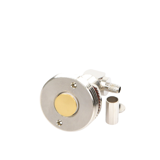 Montaje de 3/4" (NMO) para paredes de hasta 1/2" (13 mm) de grosor, sin cable ni conector
