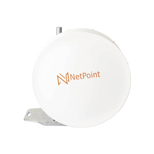 Antena Blindada de alto rendimiento de 3 ft, 10 a 11 GHz, Ganancia 38 dBi, Conectores de guía de onda para radios B11, Montaje con alineación milimétrica.