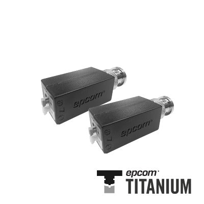 (NT611) Par de Transceptores TITANIUM de Video Pasivo de 1 Canal