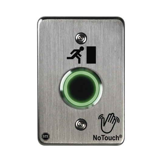 Interruptor IR NoTouch® de Acero Inoxidable, De un solo grupo, Símbolo de puerta