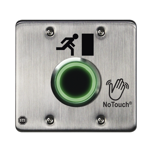 Interruptor IR NoTouch® de Acero Inoxidable / Salida Doble / Símbolo de Puerta