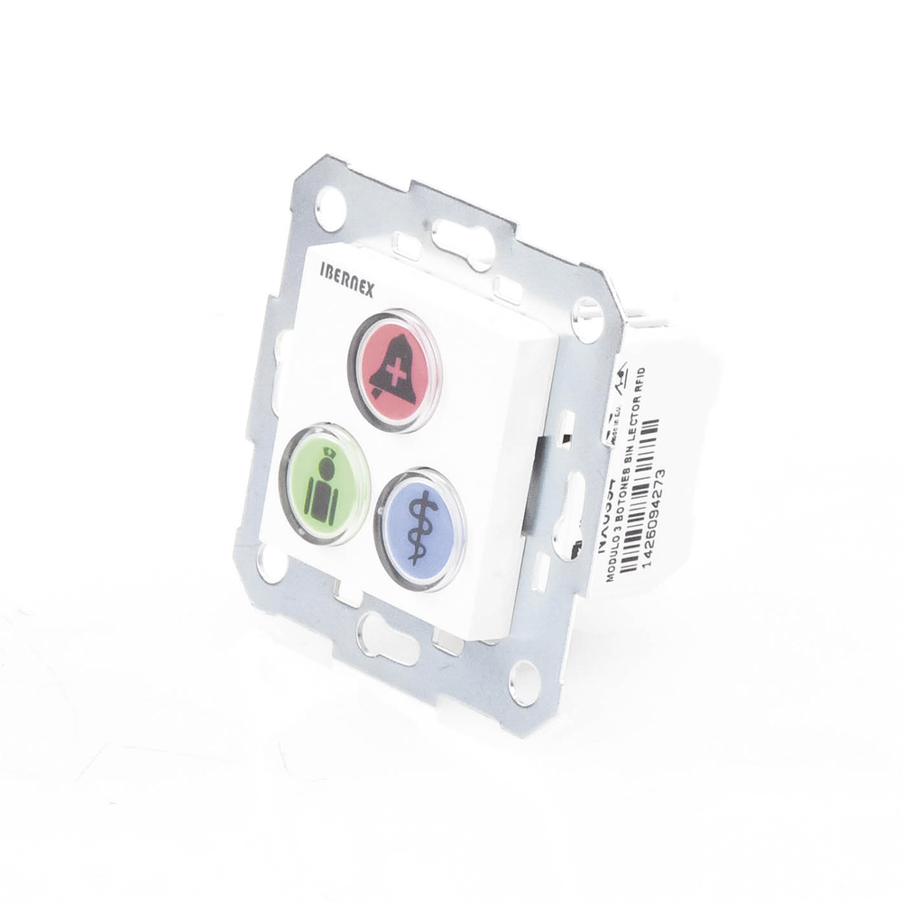 3 Illuminated Button Module / Alarm / Cancel and Blue Code / RS485 BUS / Compatible with NX0019/B, NX1021 and NX0015