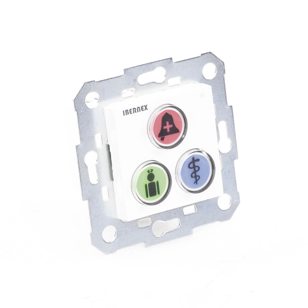 3 Illuminated Button Module / Alarm / Cancel and Blue Code / RS485 BUS / Compatible with NX0019/B, NX1021 and NX0015