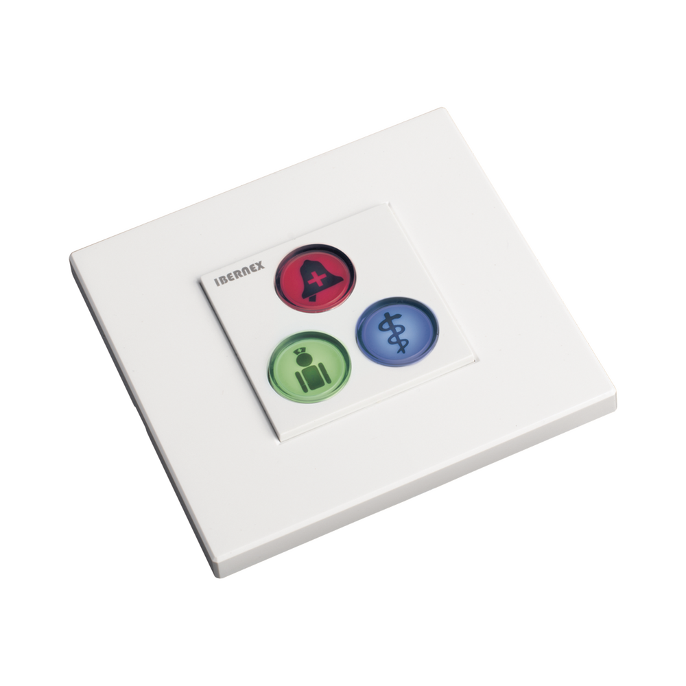 Modulo de 3 Botones iluminados / Alarma / Cancelar y Código Azul / BUS RS485 / Compatible con NX0019/B, NX1021 Y NX0015