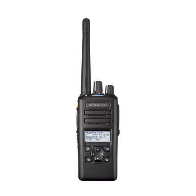 136-174 MHz, 260 Canales, Digital NXDN-DMR-Análogo, GPS, Bluetooth, IP67, 2 Pines, Intr. Seg, Inc. Batería-Antena-Cargad