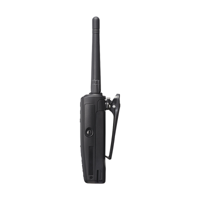 136-174 MHz, 260 Canales, Digital NXDN-DMR-Análogo, GPS, Bluetooth, IP67, 2 Pines, Intr. Seg, Inc. Batería-Antena-Cargad