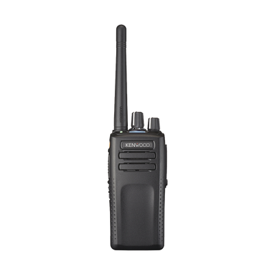 136-174 MHz, 64 Canales, Digital NXDN-DMR-Análogo, GPS, Bluetooth, IP67, 2 Pines, Intr. Seg. Inc. Batería-Antena-Cargado