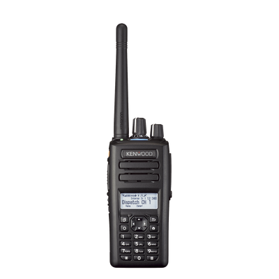 400-520 MHz, 260 Canales, Digital NXDN-DMR-Análogo, GPS, Bluetooth, IP67, 2 Pines, Incluye Batería-Antena-Cargador-Clip.