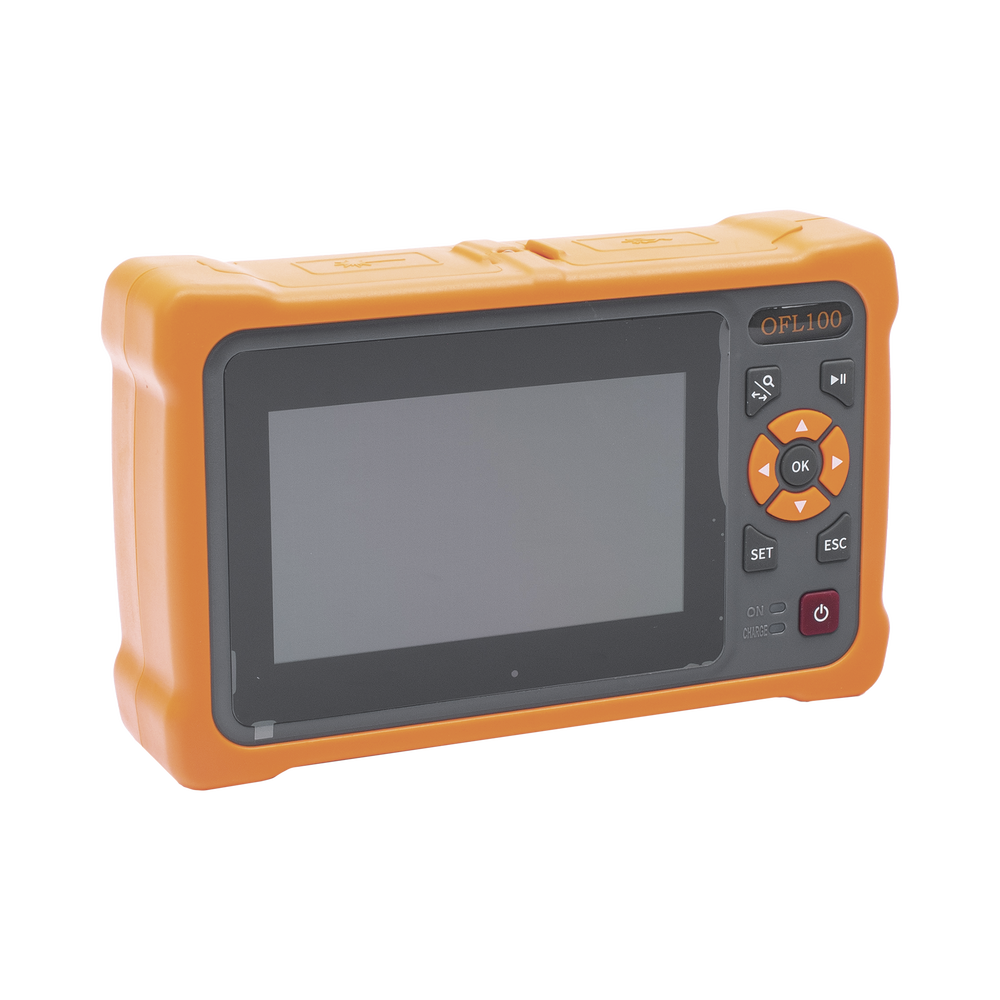 OTDR para pruebas en Enlaces de Fibra Óptica, longitudes de onda 1310 y 1550 nm, entrada SC/APC