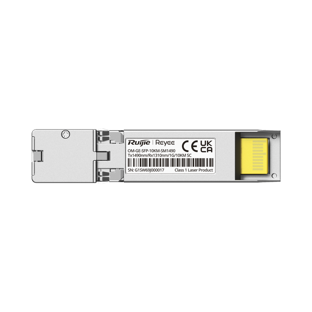 OM-GE-SFP-10KM-SM1490 Transceptor Mini-Gbic SFP 1GB Monomodo LC hasta10 Km