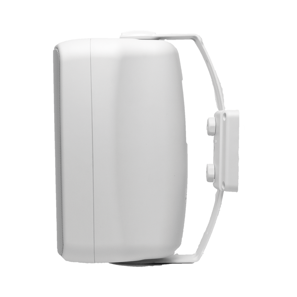 2-way outdoor surface mount speaker, white, 6.5" injected polyethylene woofer, 1" tweeter, 8 Ohms