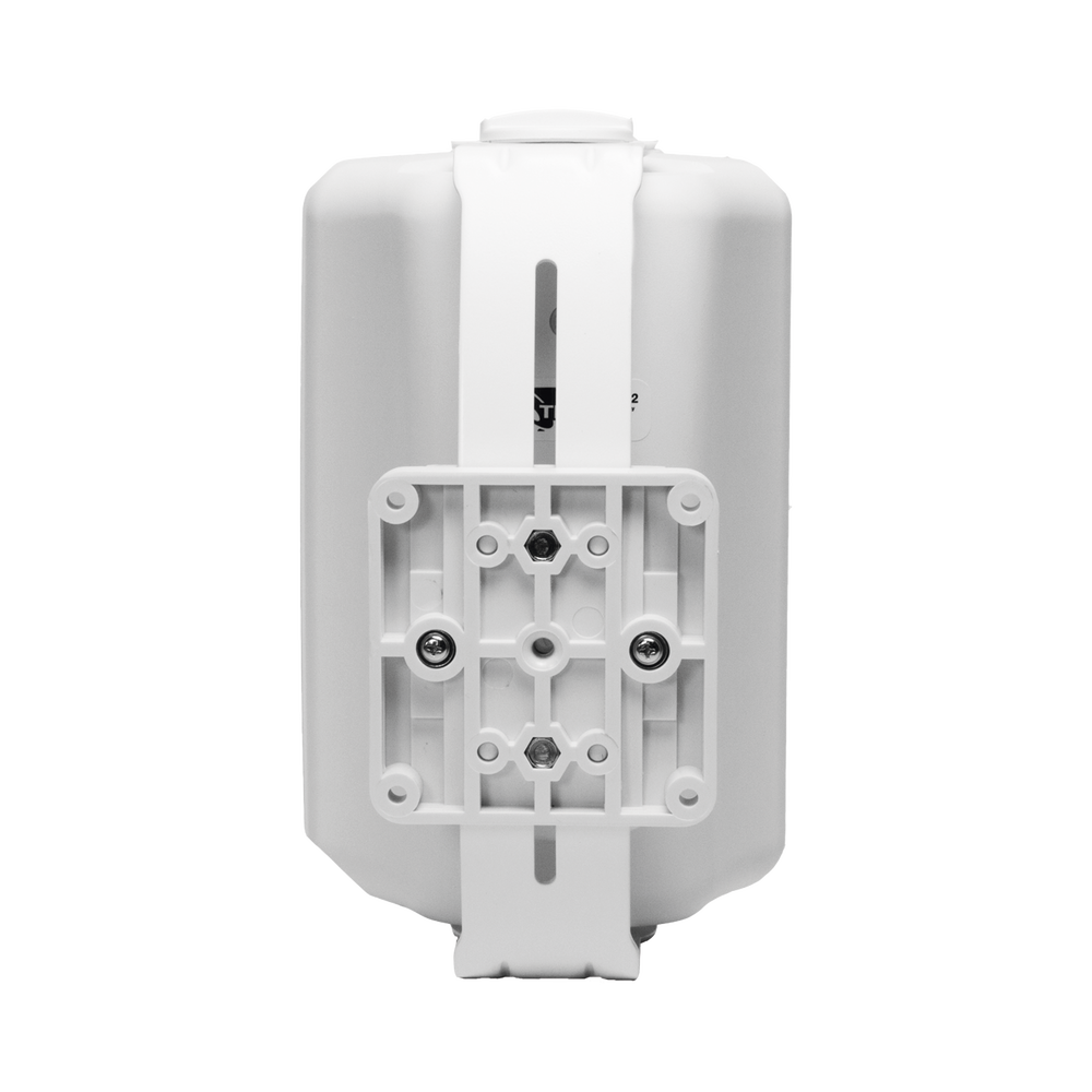 2-way outdoor surface mount speaker, white, 6.5" injected polyethylene woofer, 1" tweeter, 8 Ohms