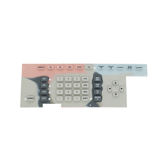 Membrana Elastomérica "Touch Pad" para Monitor de Servicio Ramsey COM-3010. 