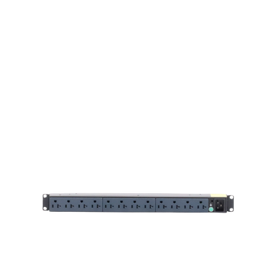 PDU Básico para Distribución de Energía, Enchufe de Entrada NEMA 5-20P, Con 12 Contactos NEMA 5-20R, Instalación Horizon