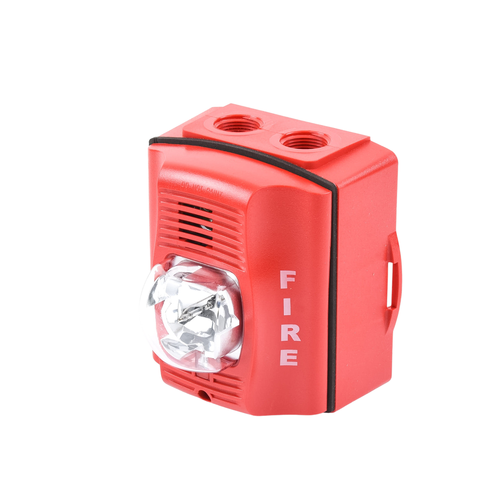 Sirena con Lámpara Estroboscópica para Exterior a 2 Hilos con Configuración Estroboscópica Seleccionable