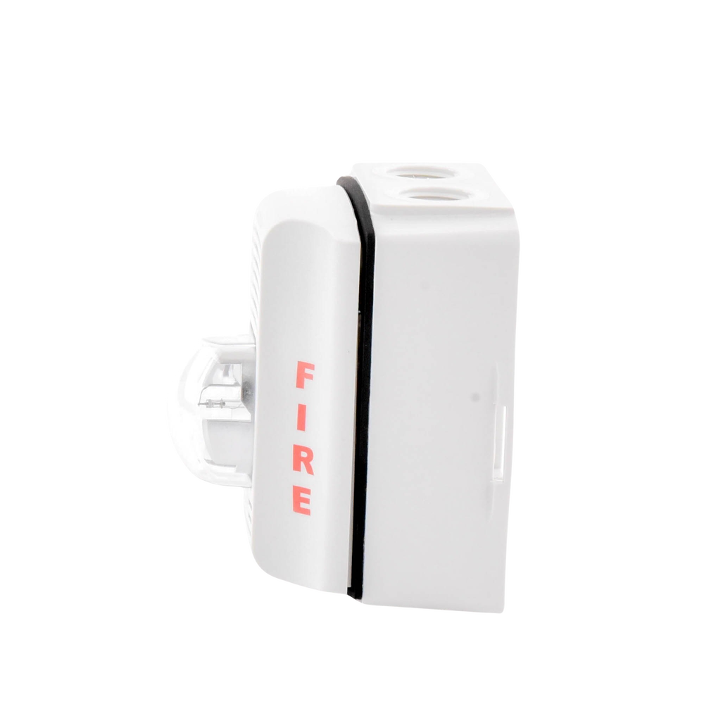 Sirena con Lámpara Estroboscópica para Exterior / a 2 Hilos / Configuración Estroboscópica Seleccionable / Color Blanco