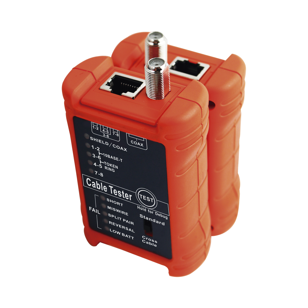 Tester Profesional para mapeo de cables de red/coaxiales