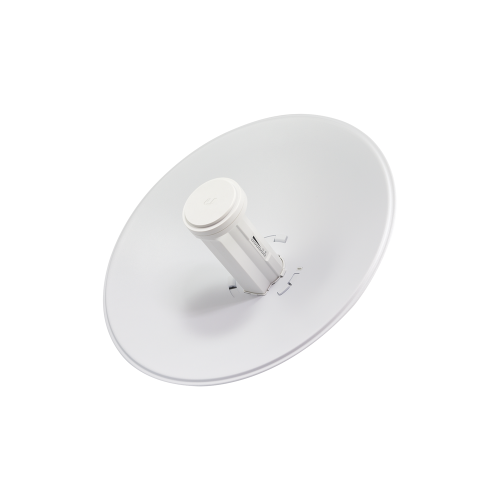 PowerBeam airMAX M5, up to 150 Mbps, 5 GHz frequency (5170-5875 MHz) with 22 dBi dish antenna