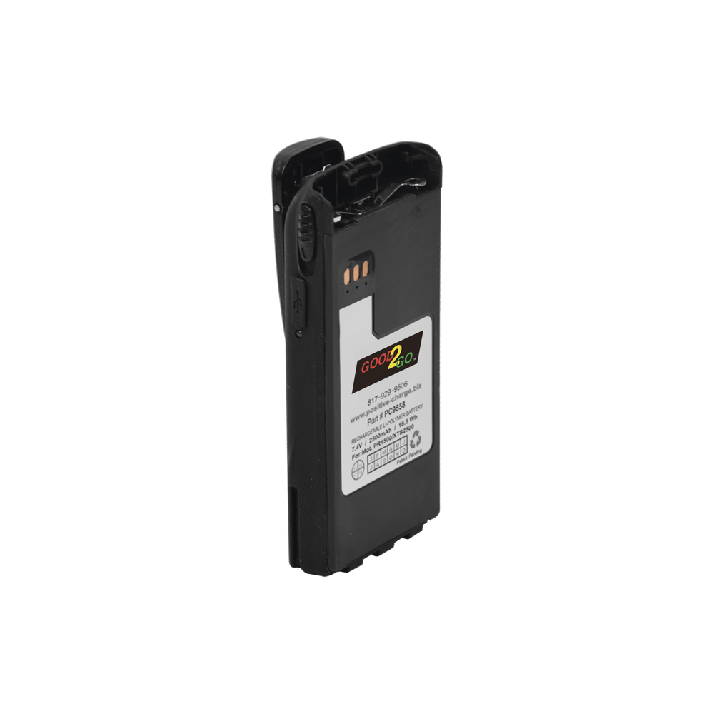 (OBSOLETO POR PROVEEDOR) Batería Li-Po 2500 mAh para Motorola XTS2500/PR1500 alternativa  para NTN9858  incluye clip