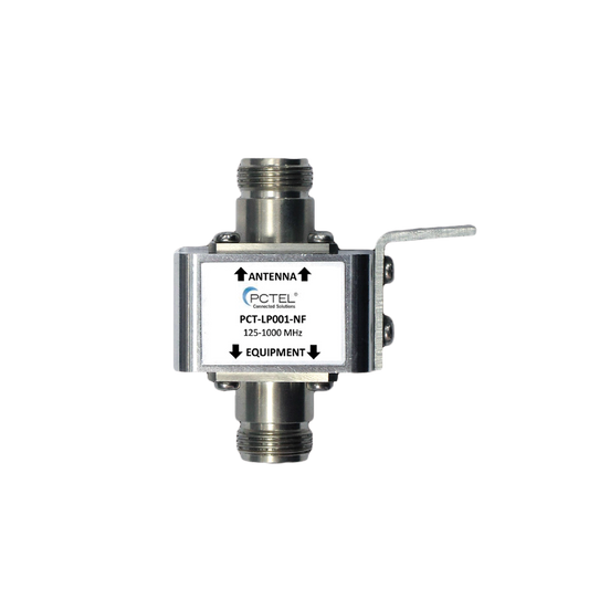 Protector Coaxial con ceja frontal, conectores N hembra