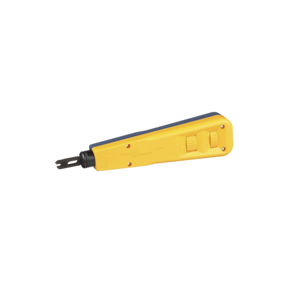 Herramienta de Impacto, con Cuchilla para Terminación de Conectores 110 IDC, Color Amarillo - Fluke Networks
